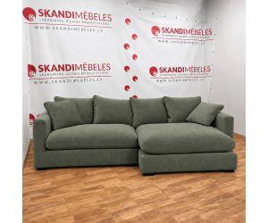 Dīvāns COMFY (stūra modelis ar garo sēžamdaļu) (Ekspozīcija)